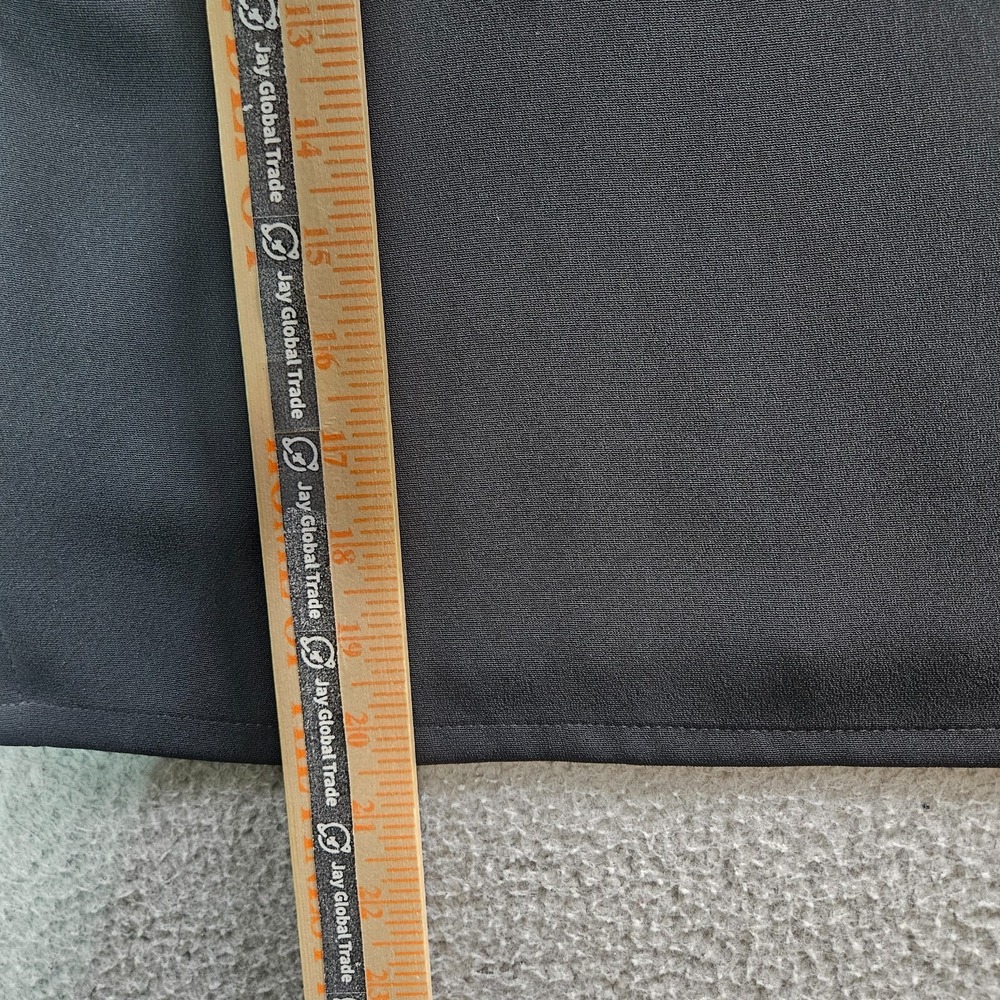 NEW Allie Coosh Cropped Top Women‎ XS Short Sleeve Black Work Simple - Picture 9 of 10